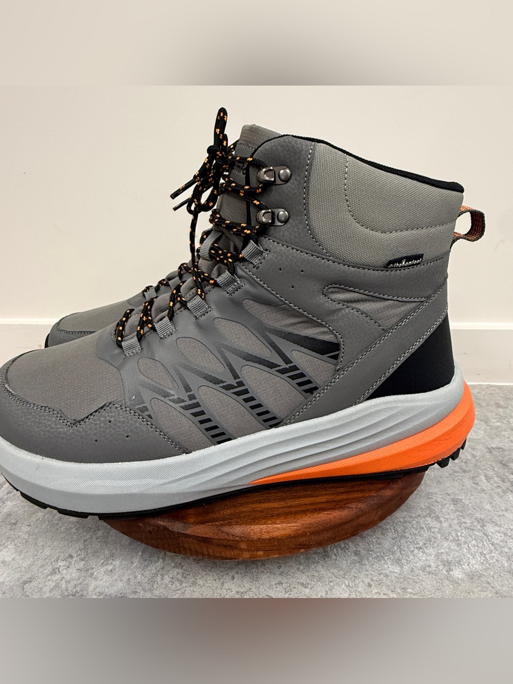 OrthoComfoot Orthopedic Hiking Boots Gray Wide EU 48 US 13 NWOB